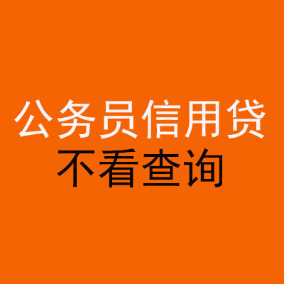 黔西公务员信用贷款